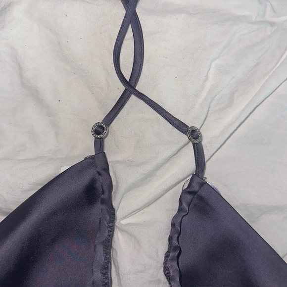 PURPLE GARAGE HALTER TOP - Picture 3 of 3